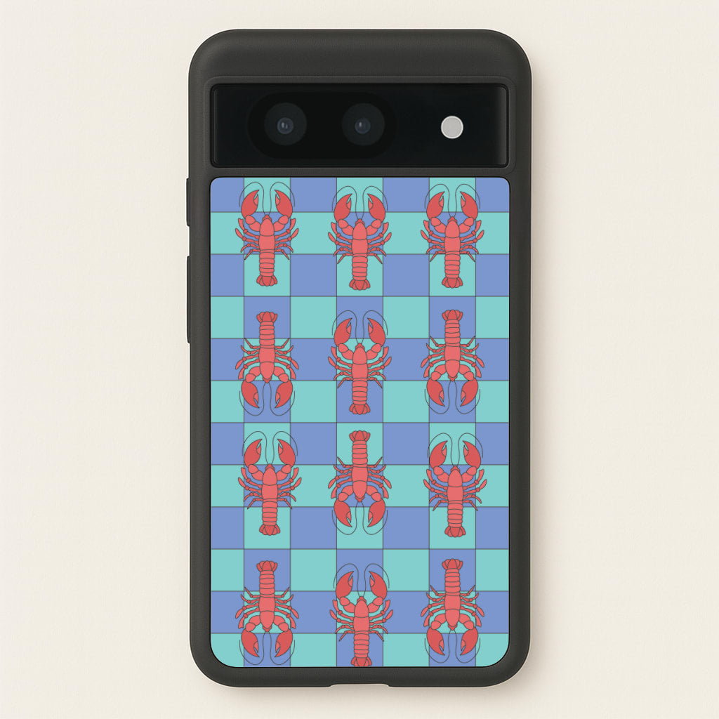 Lobster Pattern - Sealife - Sealife Phone Case for Google Pixel 8a