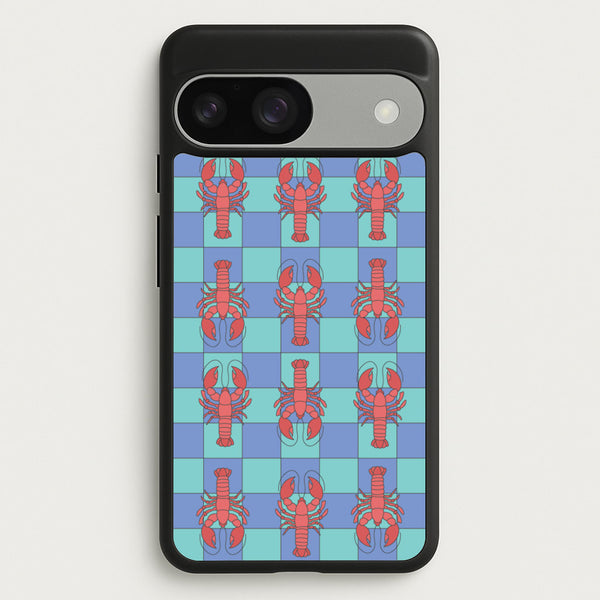 Lobster Pattern - Sealife - Sealife Phone Case for Google Pixel 9 / 9 Pro