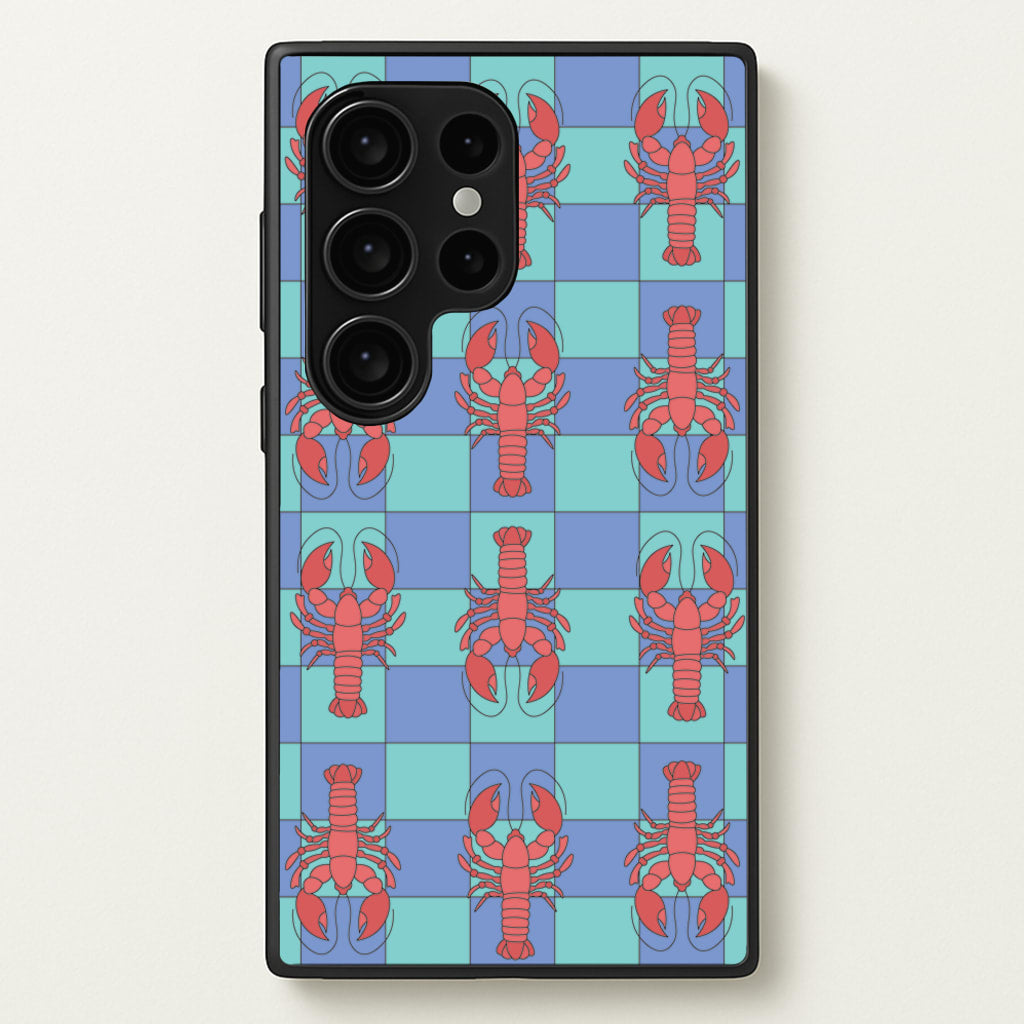 Lobster Pattern - Sealife - Sealife Phone Case for Galaxy S24 Ultra