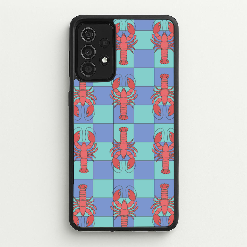 Lobster Pattern - Sealife - Sealife Phone Case for Galaxy A52 / A52s