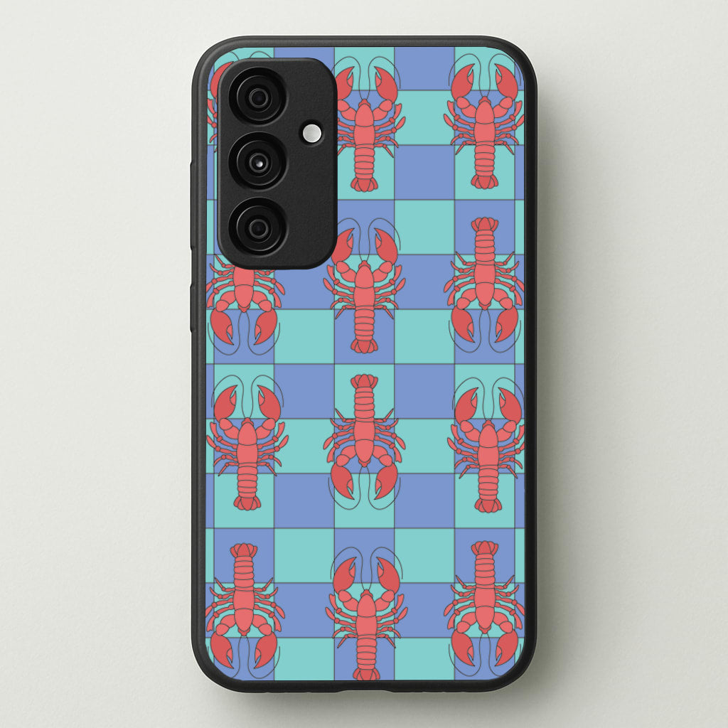 Lobster Pattern - Sealife - Sealife Phone Case for Galaxy A55