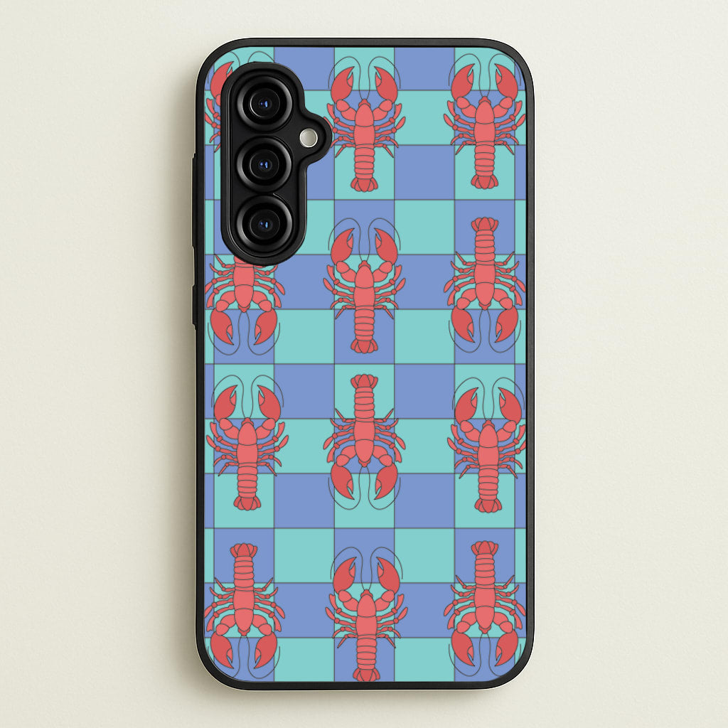 Lobster Pattern - Sealife - Sealife Phone Case for Galaxy A54