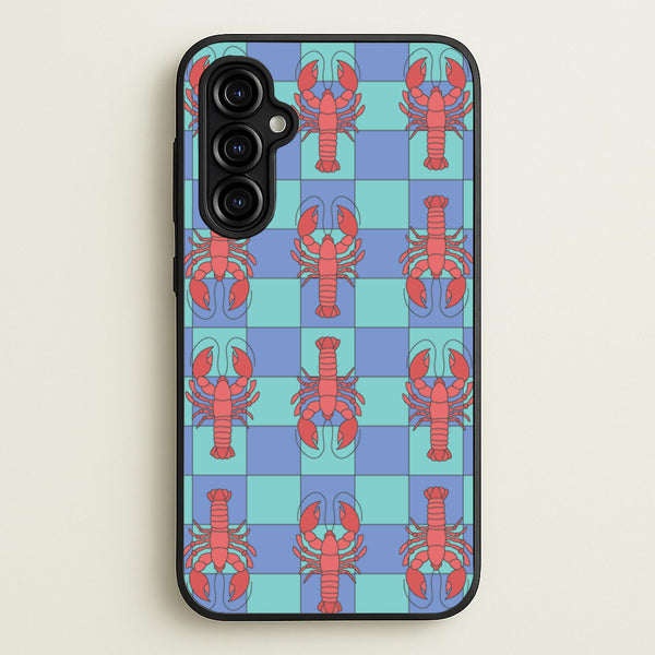 Lobster Pattern - Sealife - Sealife Phone Case for Galaxy A54