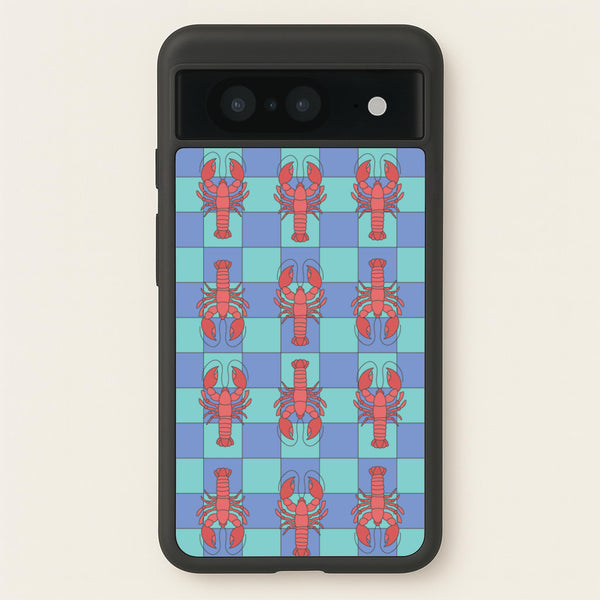 Lobster Pattern - Sealife - Sealife Phone Case for Google Pixel 8