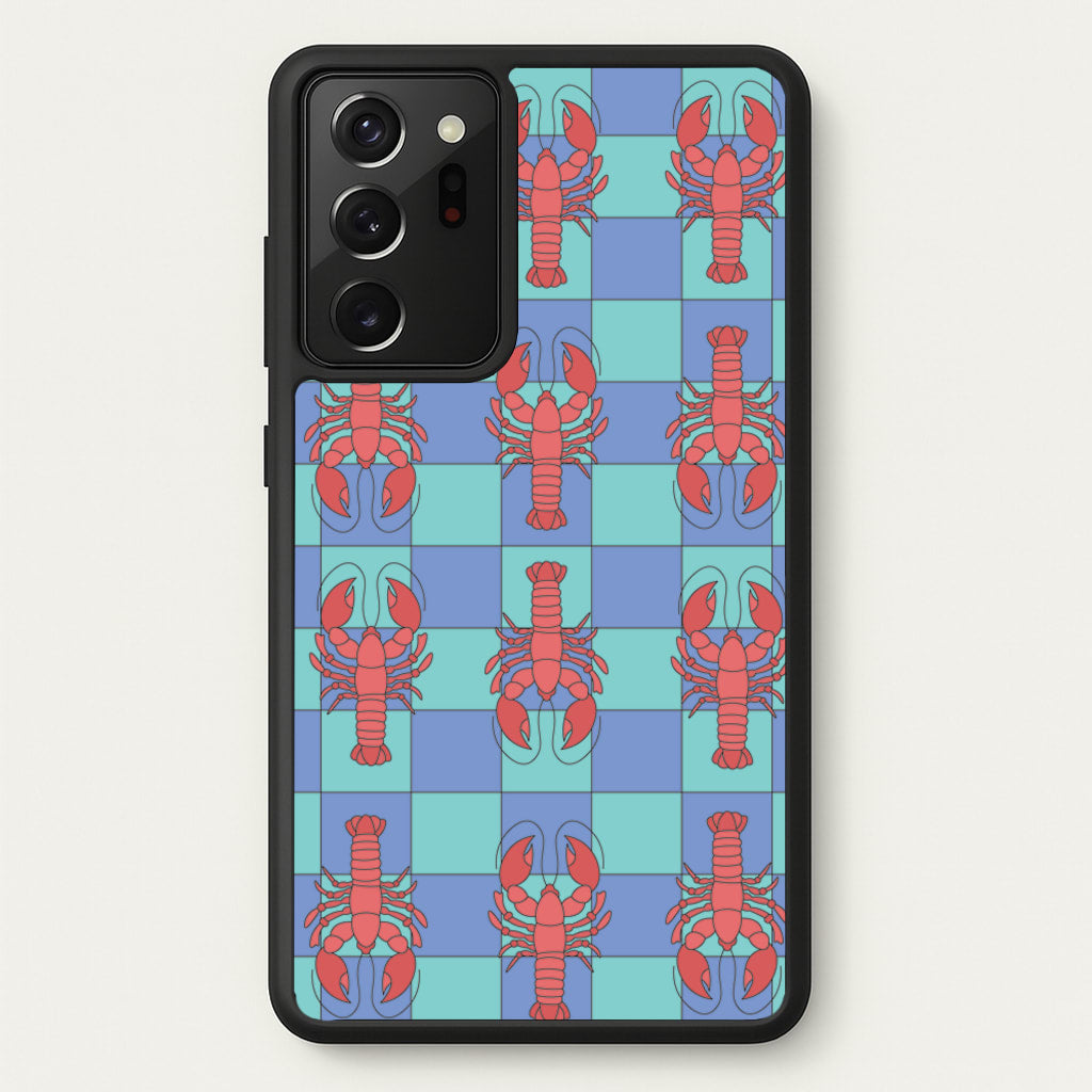 Lobster Pattern - Sealife - Sealife Phone Case for Galaxy Note 20 Ultra
