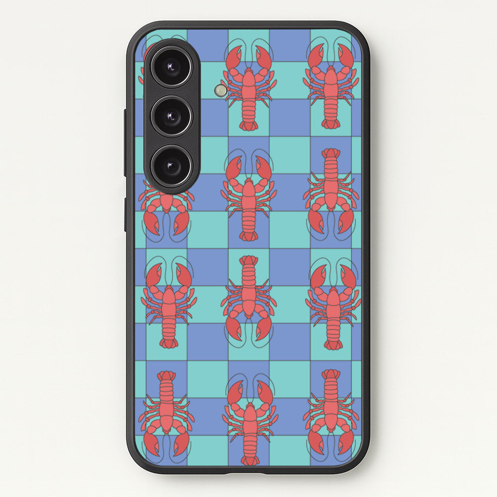 Lobster Pattern - Sealife - Sealife Phone Case for Galaxy S24 Plus