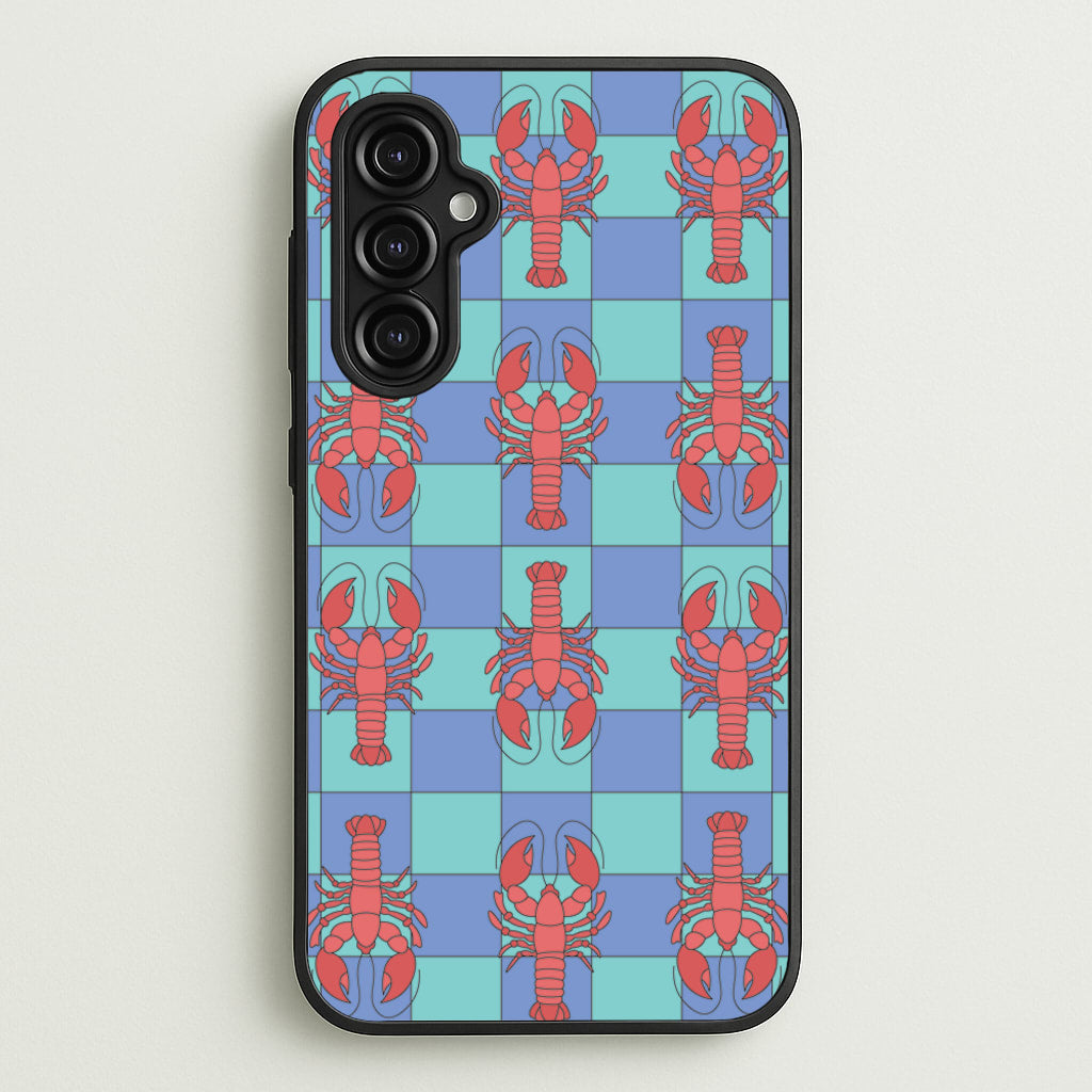 Lobster Pattern - Sealife - Sealife Phone Case for Galaxy A14