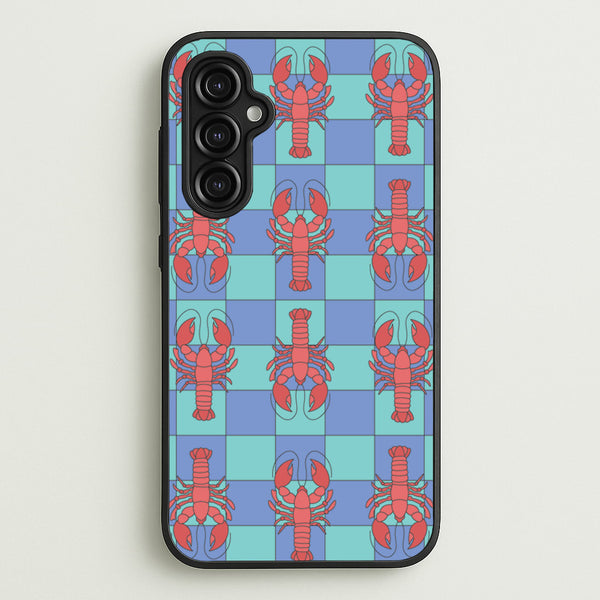 Lobster Pattern - Sealife - Sealife Phone Case for Galaxy A14