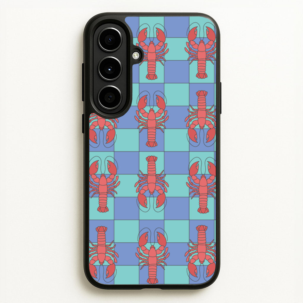 Lobster Pattern - Sealife - Sealife Phone Case for Galaxy A56