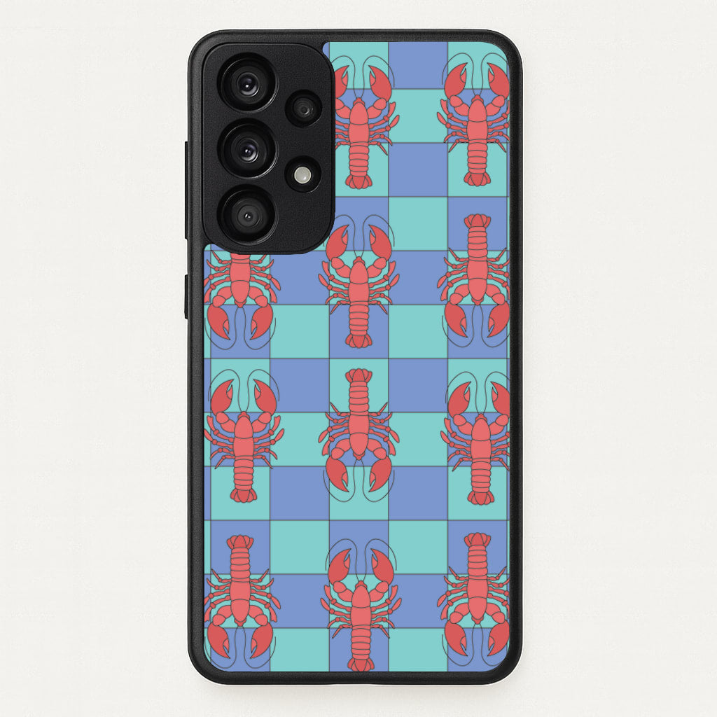 Lobster Pattern - Sealife - Sealife Phone Case for Galaxy A53