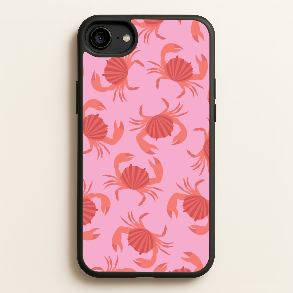 Crab Pattern - Sealife - Sealife Phone Case for iPhone 6 / 7 / 8 / SE