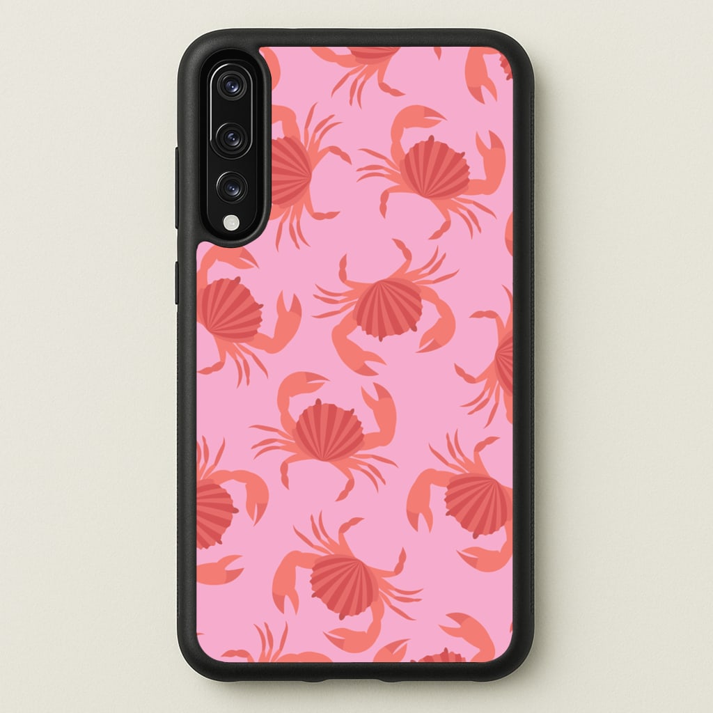 Crab Pattern - Sealife - Sealife Phone Case for Huawei P20 Pro