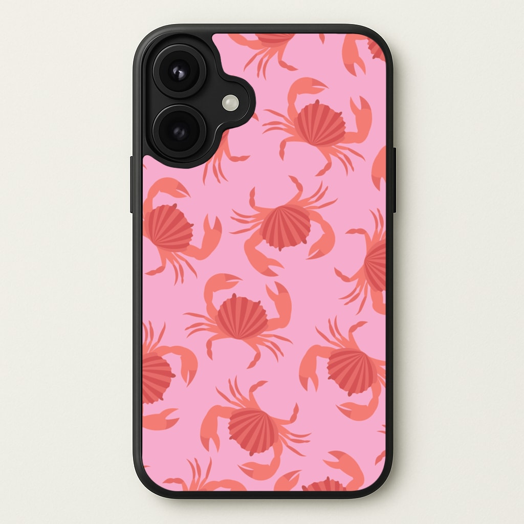 Crab Pattern - Sealife Phone Case for iPhone 17