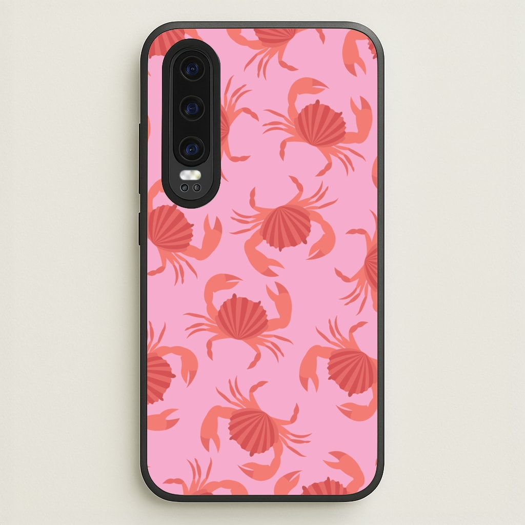 Crab Pattern - Sealife - Sealife Phone Case for Huawei P30