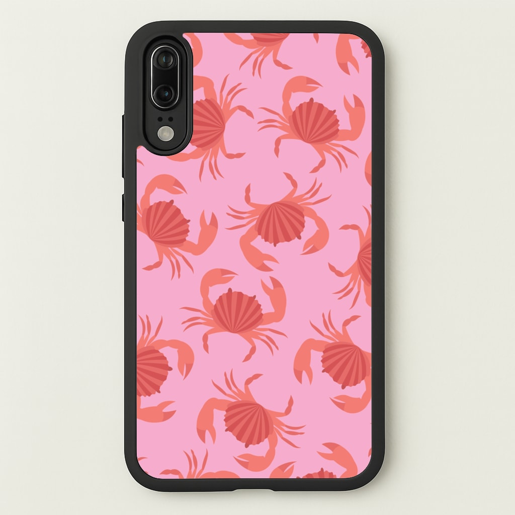 Crab Pattern - Sealife - Sealife Phone Case for Huawei P20
