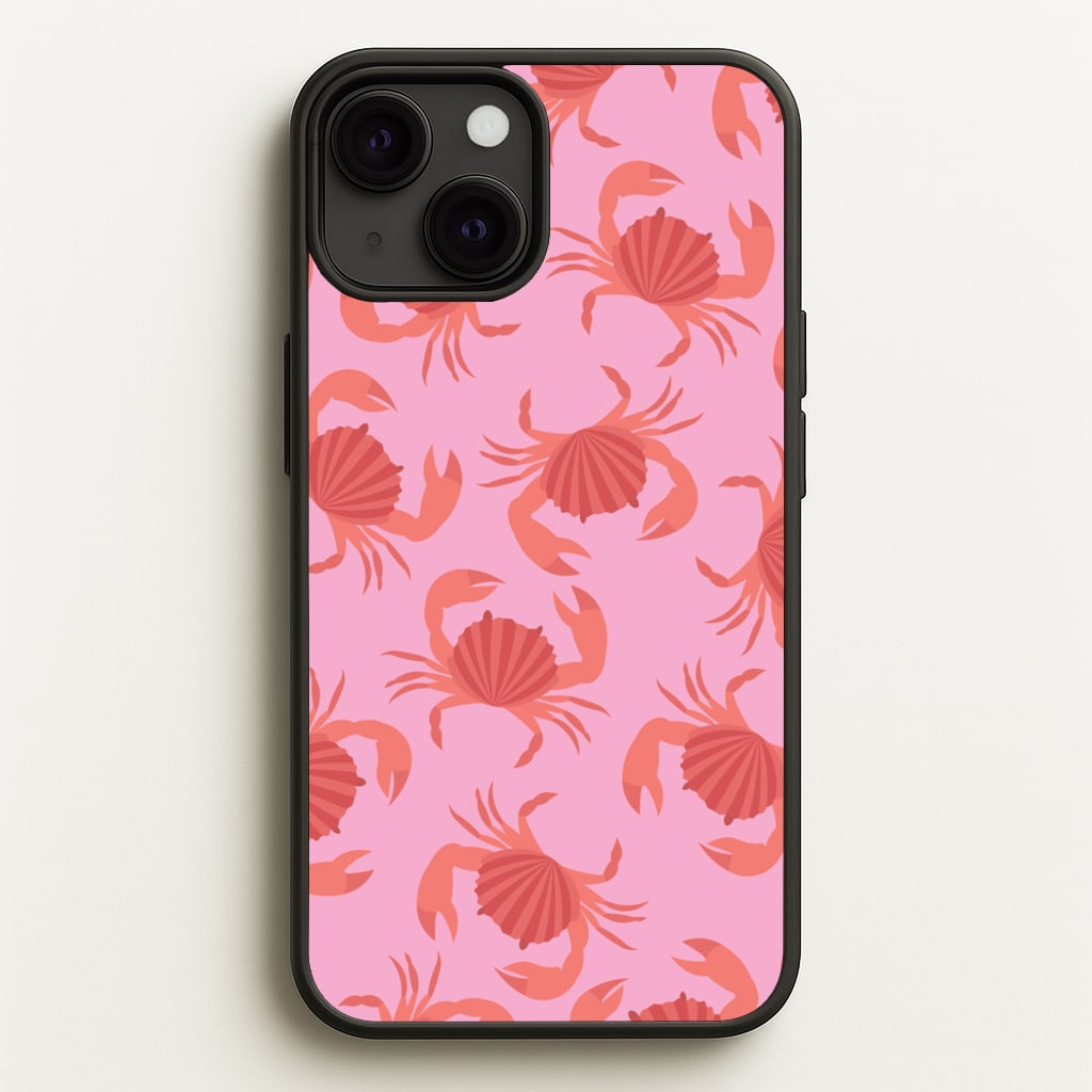 Crab Pattern - Sealife - Sealife Phone Case for iPhone 13