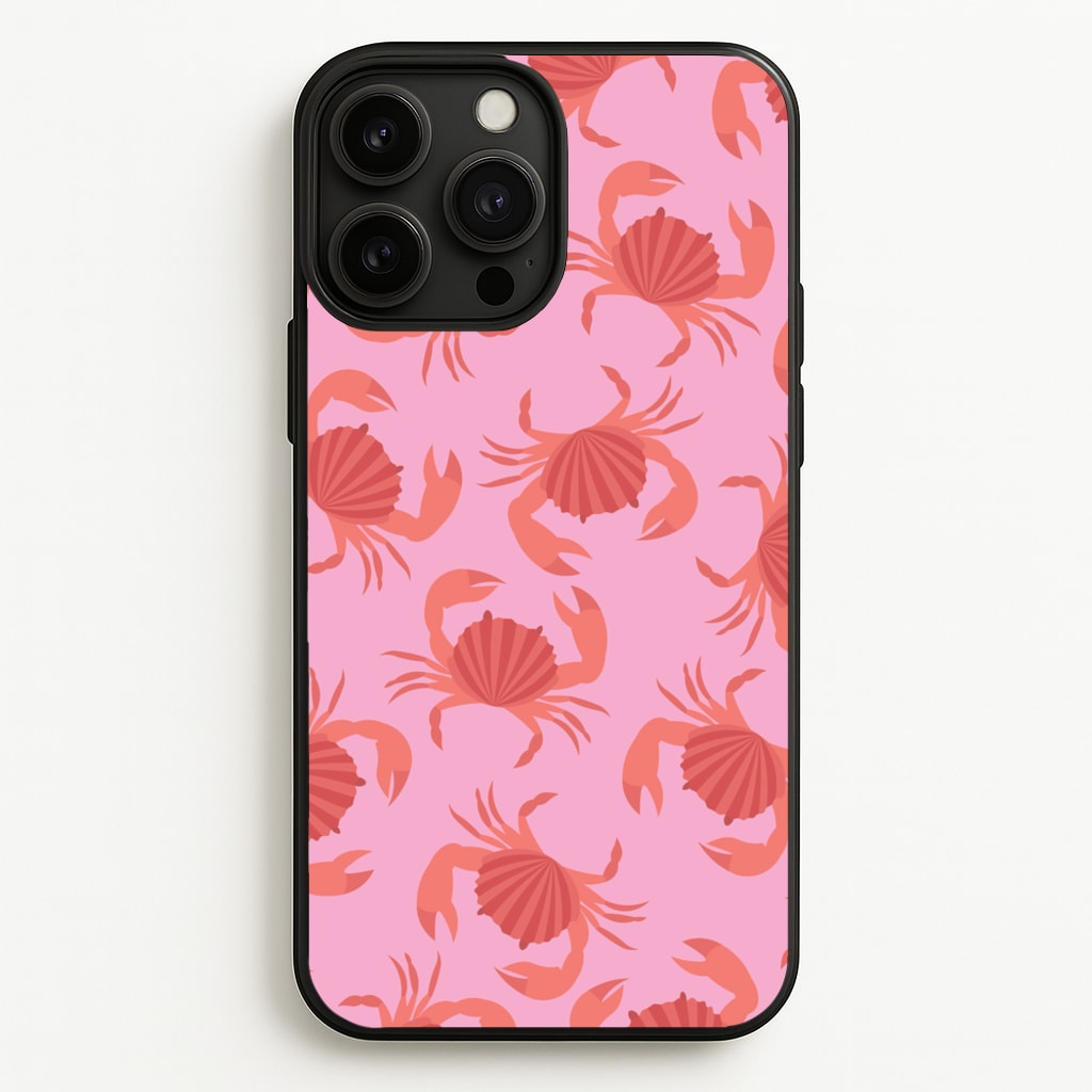 Crab Pattern - Sealife - Sealife Phone Case for iPhone 13 Pro Max