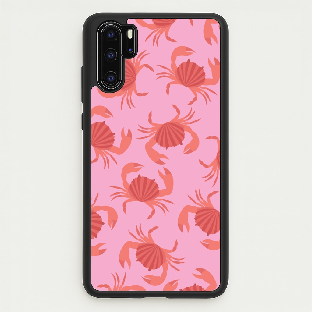Crab Pattern - Sealife - Sealife Phone Case for Huawei P30 Pro