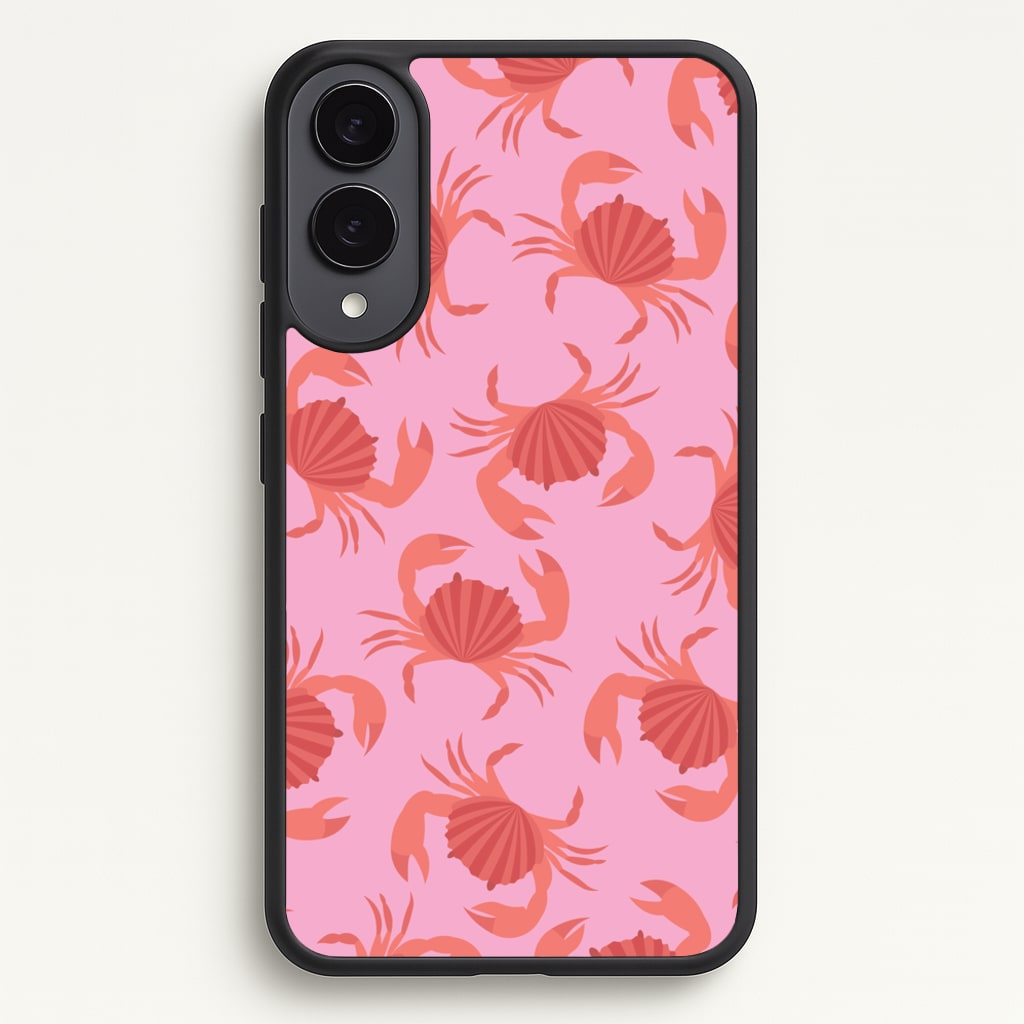 Crab Pattern - Sealife - Sealife Phone Case for Galaxy S25 Edge