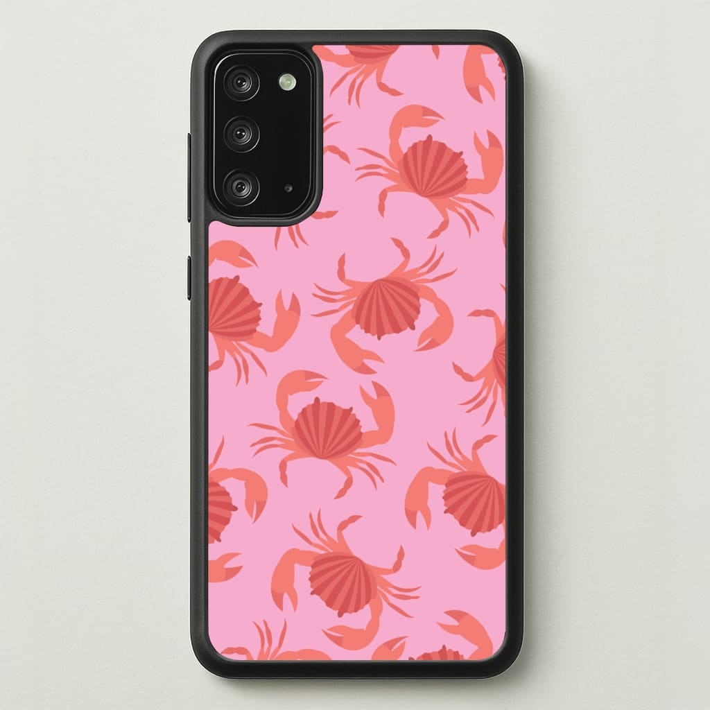 Crab Pattern - Sealife - Sealife Phone Case for Galaxy Note 20