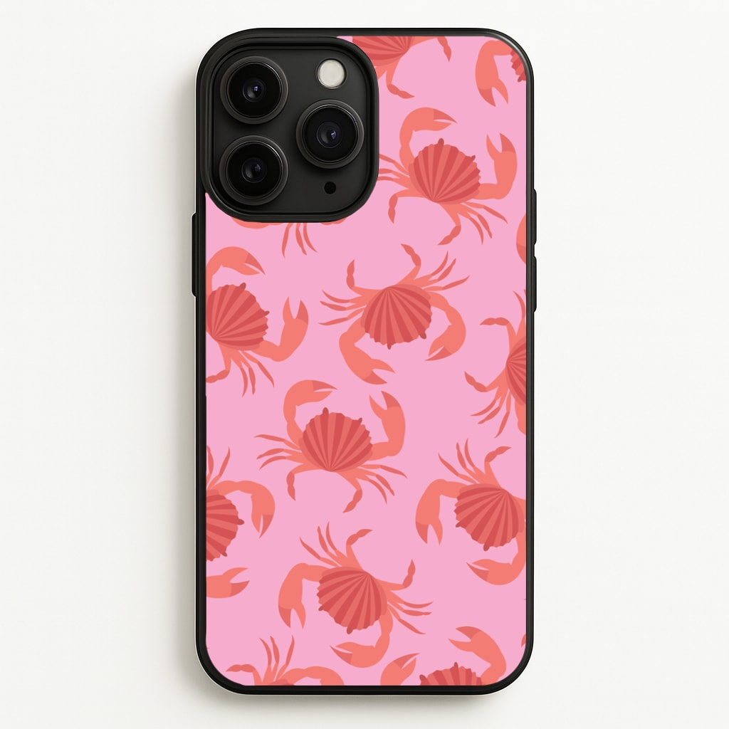 Crab Pattern - Sealife - Sealife Phone Case for iPhone 11 Pro Max