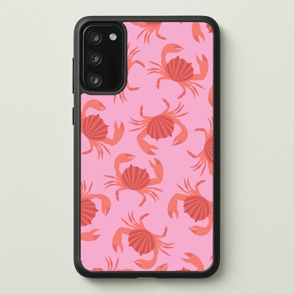 Crab Pattern - Sealife - Sealife Phone Case for Galaxy S20