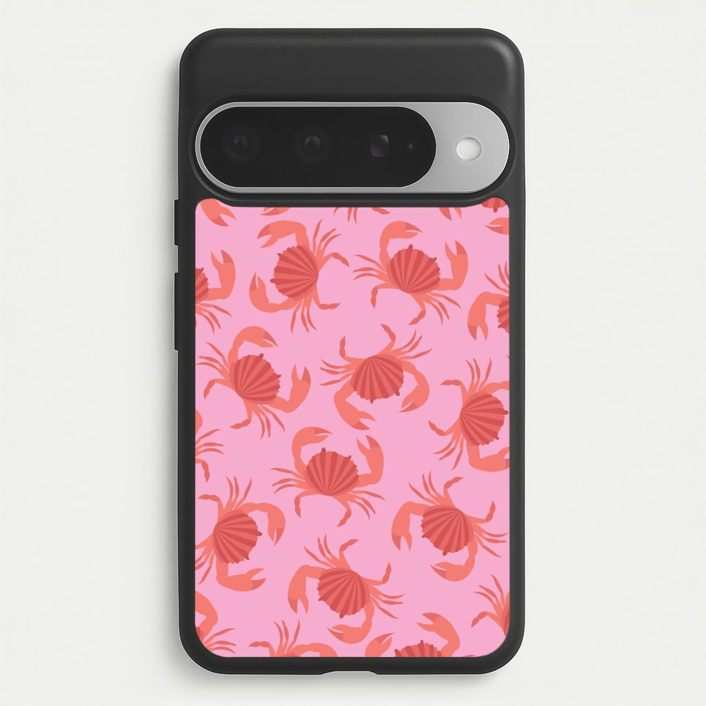 Crab Pattern - Sealife Phone Case for Google Pixel 10 Pro XL