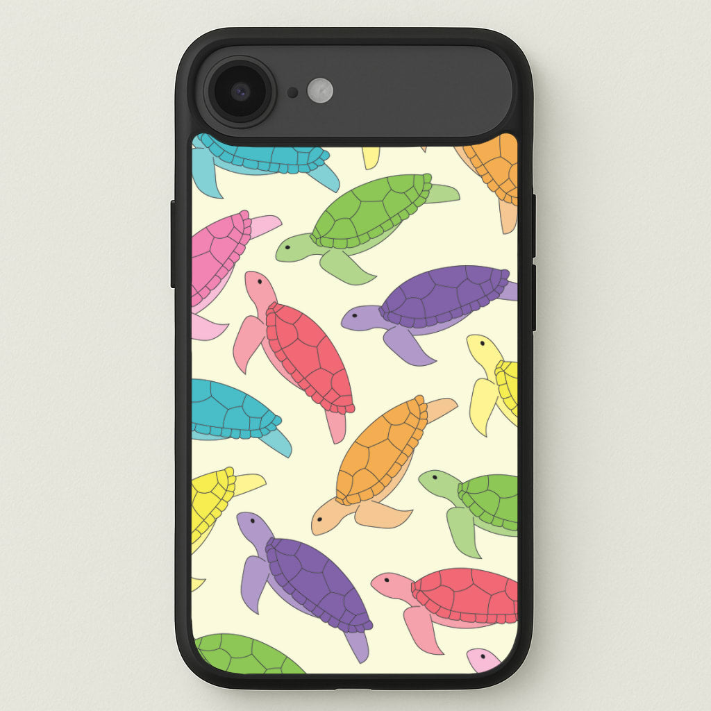 Multi Coloured Turtle Pattern - Sealife Phone Case for iPhone 17 Air