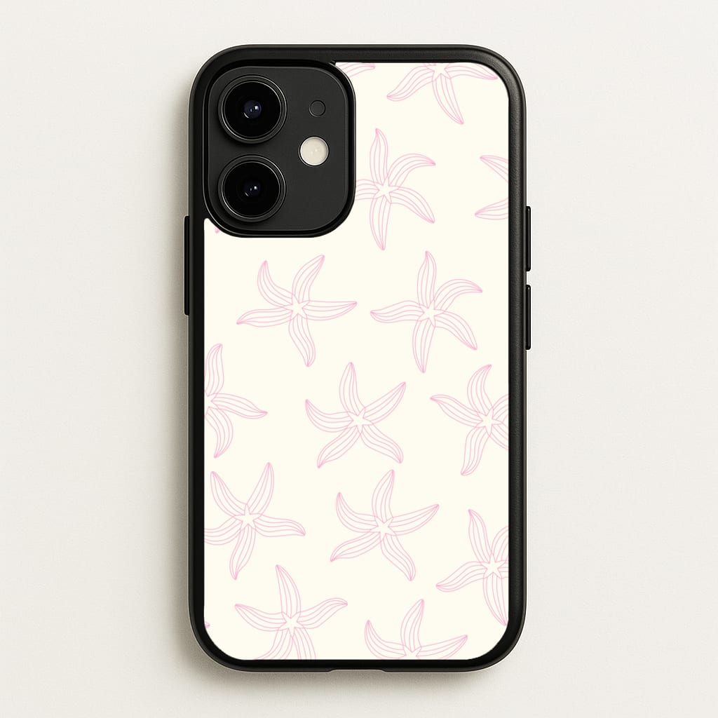 Starfish Pattern - Sealife - Sealife Phone Case for iPhone 12 / 12 Pro