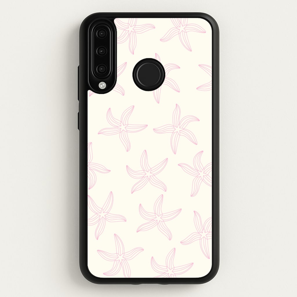 Starfish Pattern - Sealife - Sealife Phone Case for Huawei P30 Lite