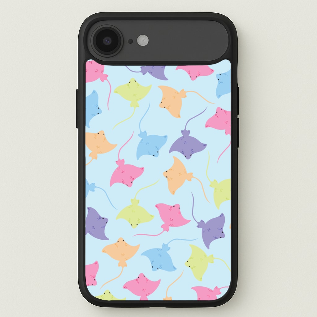 Multi Coloured Sting Ray Pattern - Sealife Phone Case for iPhone 17 Air