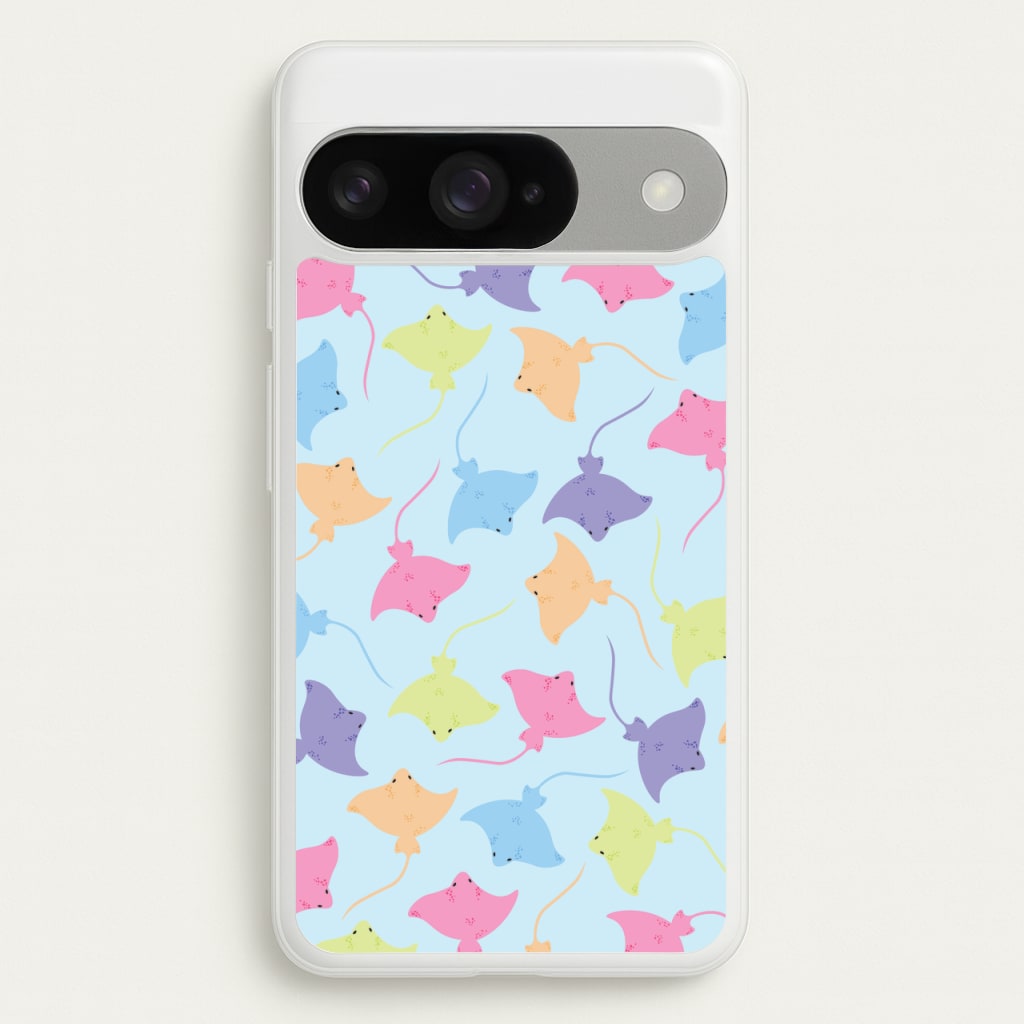 Multi Coloured Sting Ray Pattern - Sealife Phone Case for Google Pixel 10 / 10 Pro