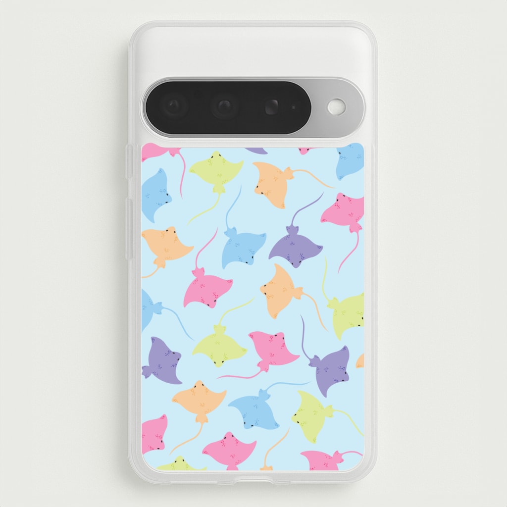Multi Coloured Sting Ray Pattern - Sealife Phone Case for Google Pixel 10 Pro XL
