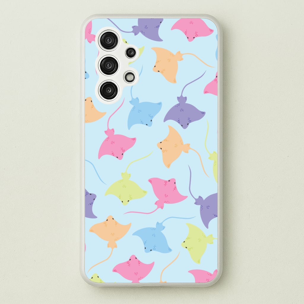 Multi Coloured Sting Ray Pattern - Sealife - Sealife Phone Case for Galaxy A13