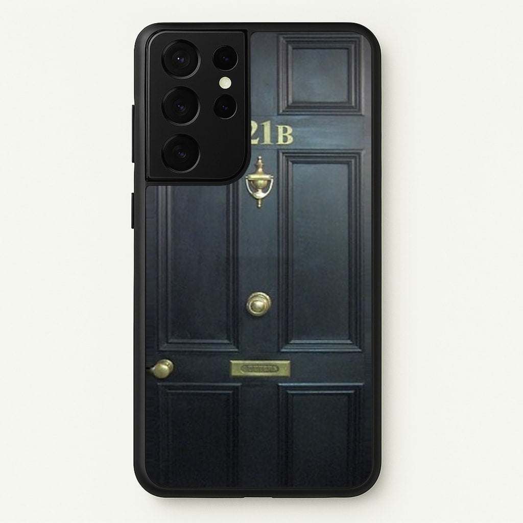 221B Baker Street Door - Sherlock Phone Case for Galaxy S21 Ultra