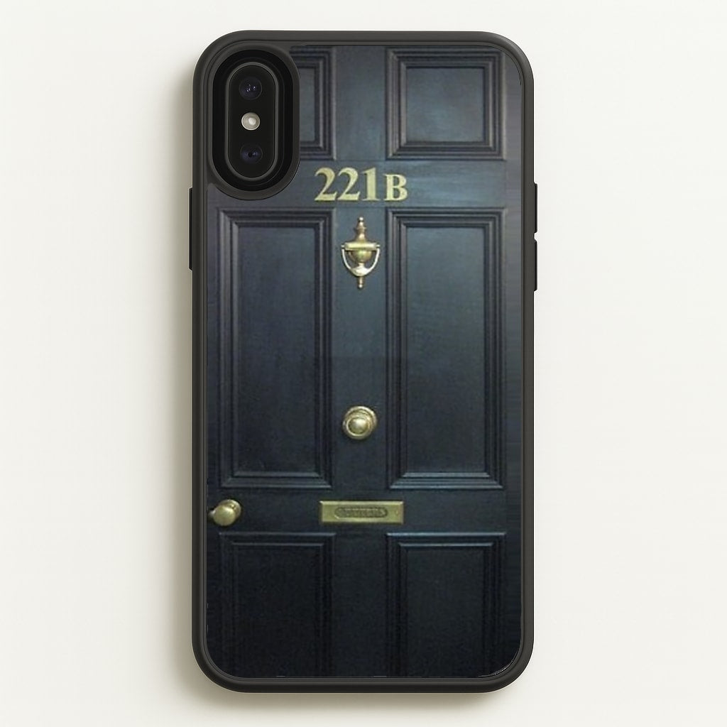 221B Baker Street Door - Sherlock Phone Case for iPhone XS Max