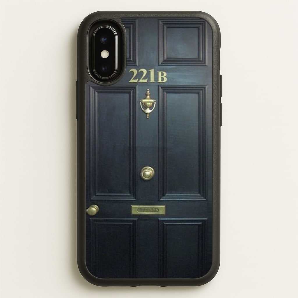 221B Baker Street Door - Sherlock Phone Case for iPhone X / XS