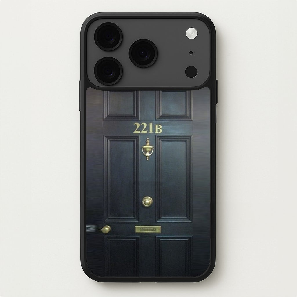 221B Baker Street Door Phone Case for iPhone 17 Pro
