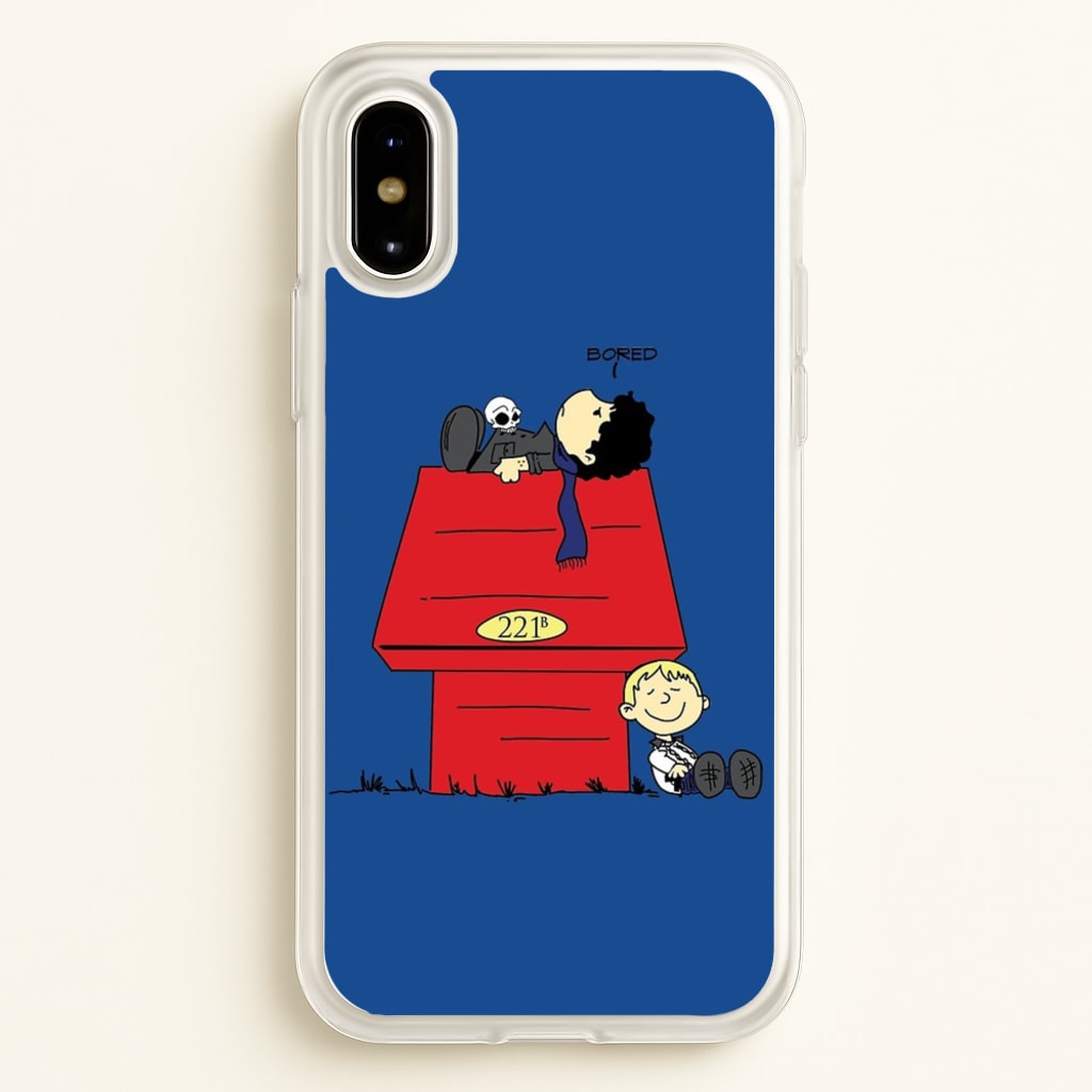Detective Cartoon - Sherlock Phone Case for iPhone X / XS