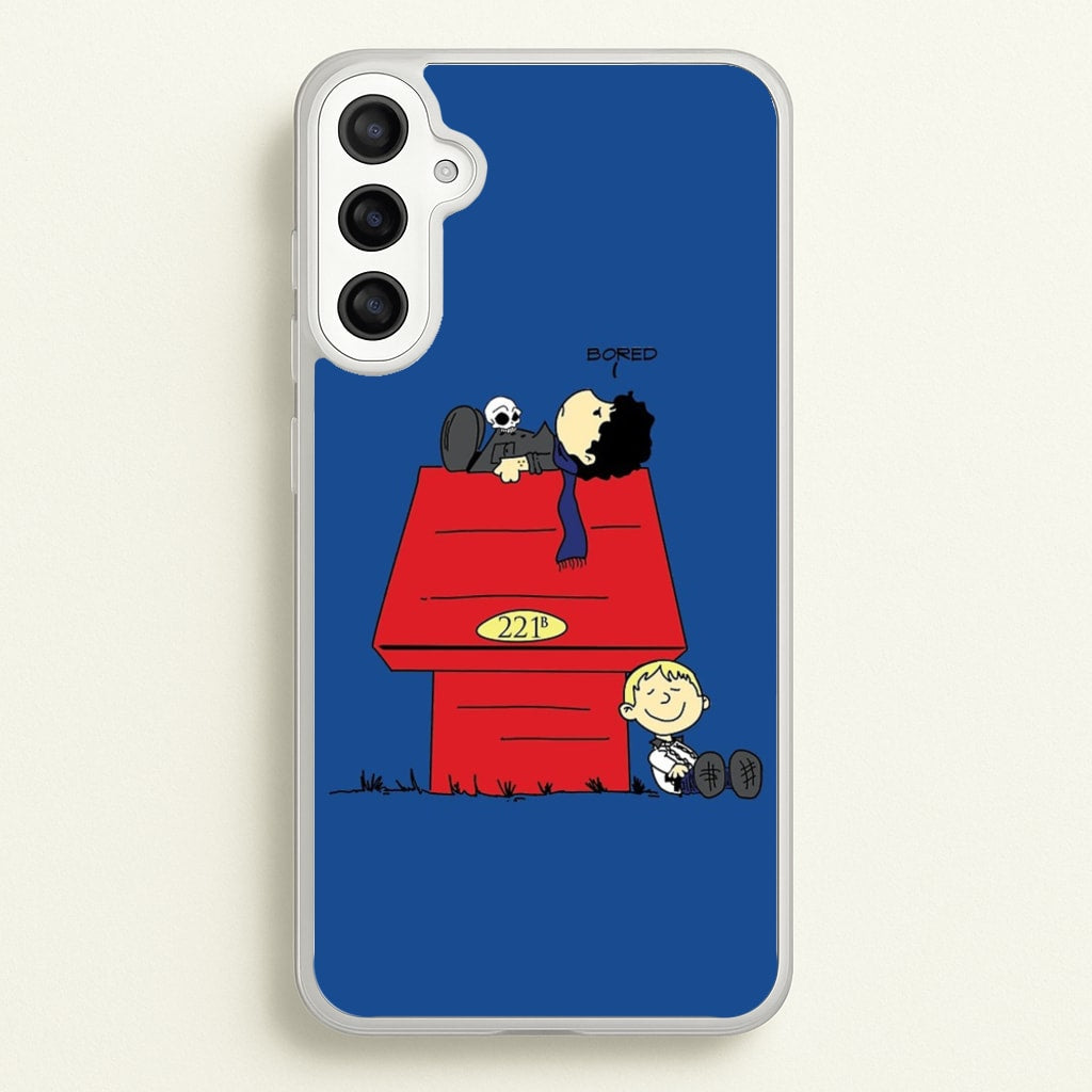 Detective Cartoon - Sherlock Phone Case for Galaxy A34
