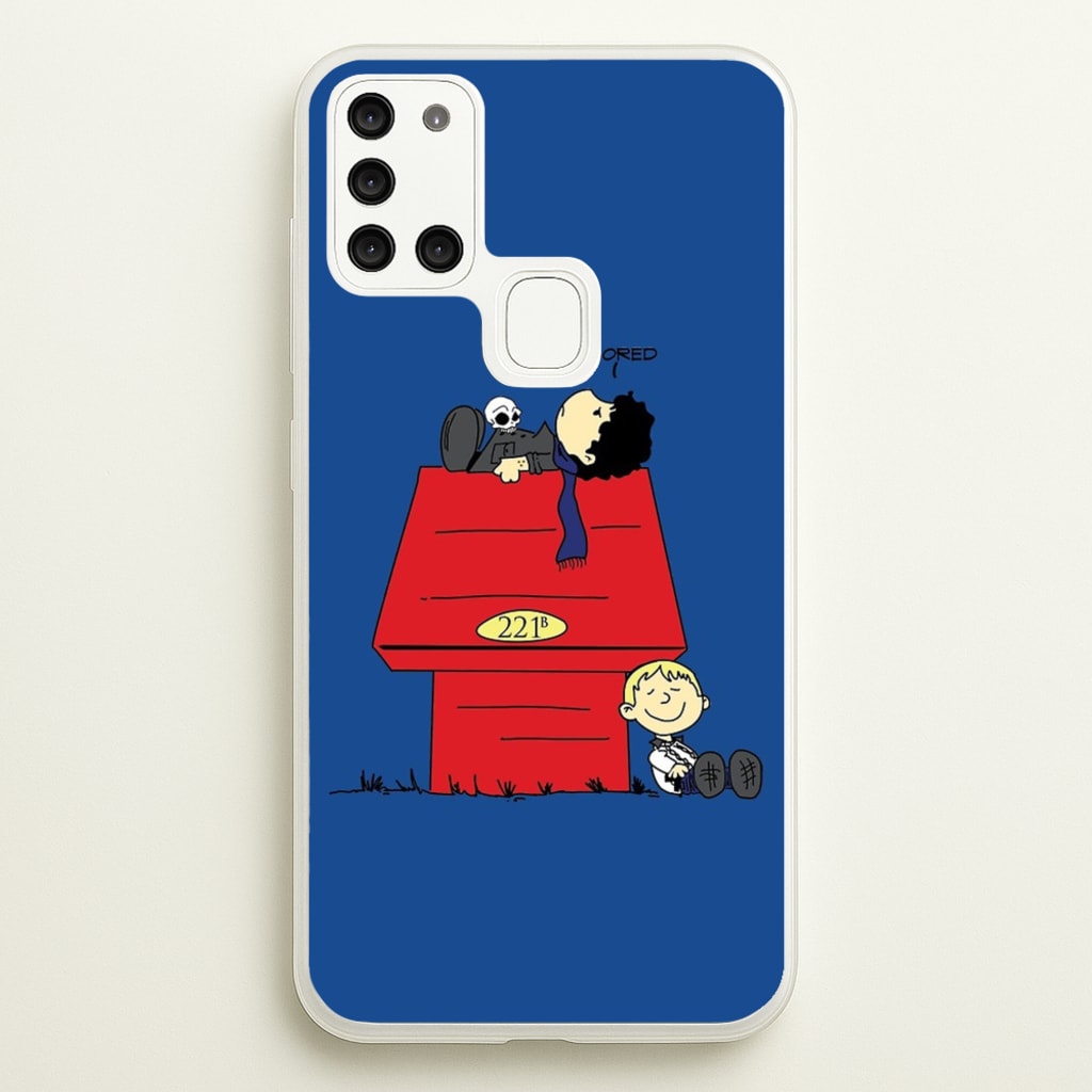 Detective Cartoon - Sherlock Phone Case for Galaxy A21s