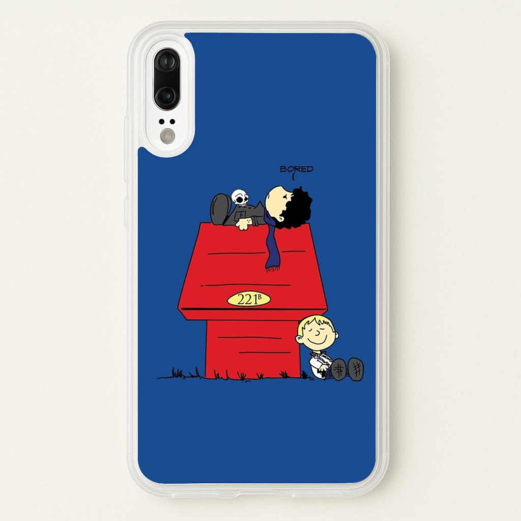 Detective Cartoon - Sherlock Phone Case for Huawei P20