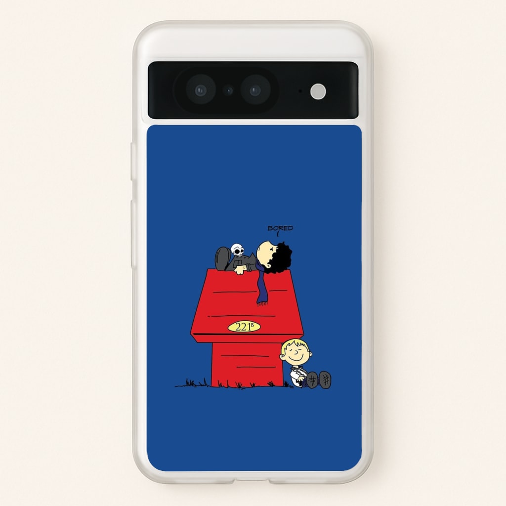 Detective Cartoon - Sherlock Phone Case for Google Pixel 8