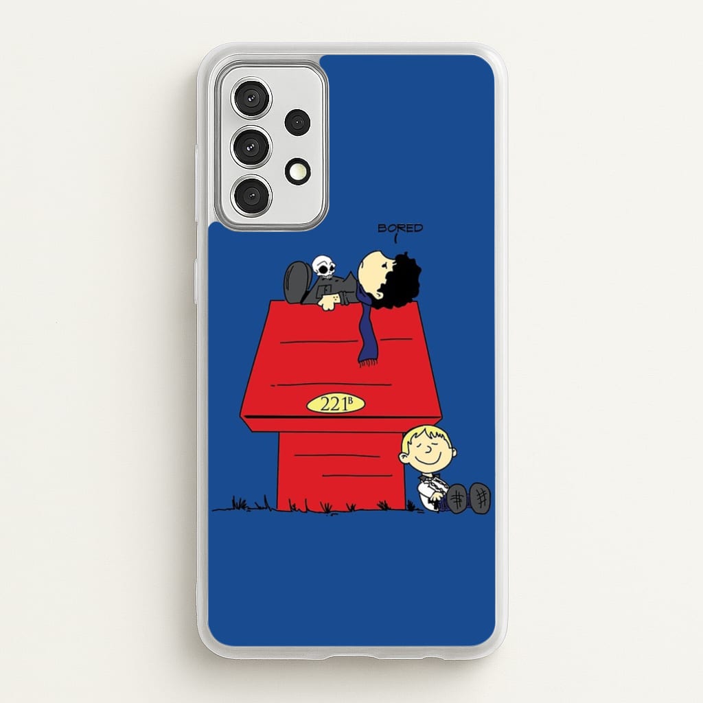 Detective Cartoon - Sherlock Phone Case for Galaxy A52 / A52s