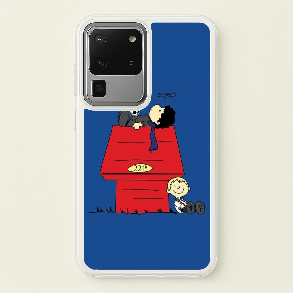Detective Cartoon - Sherlock Phone Case for Galaxy S20 Ultra