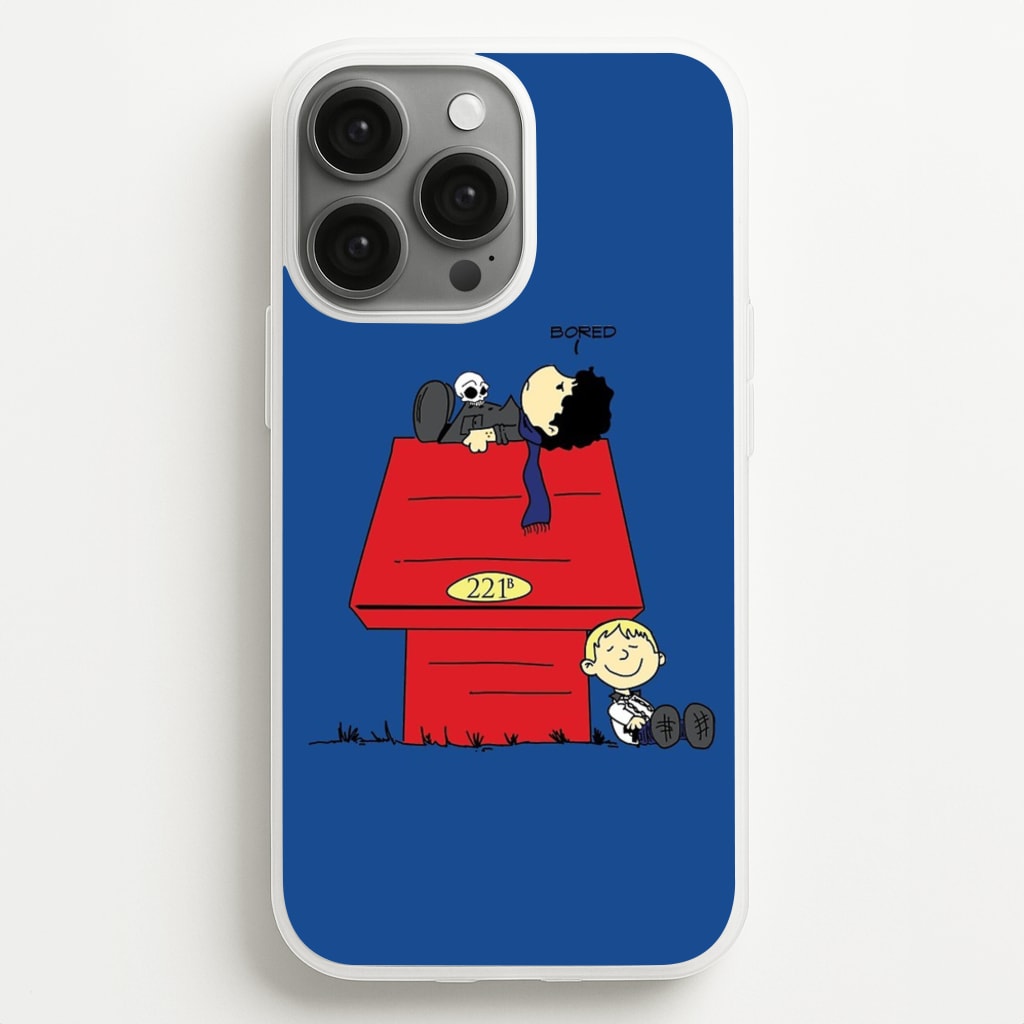 Detective Cartoon - Sherlock Phone Case for iPhone 13 Pro Max