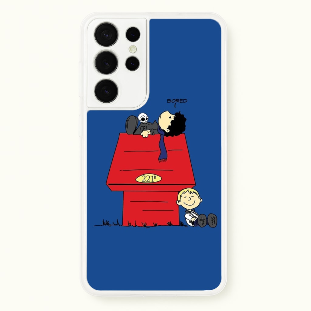 Detective Cartoon - Sherlock Phone Case for Galaxy S21 Ultra