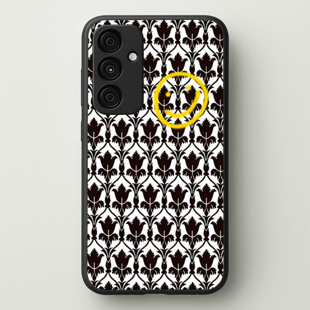 Detective Wallpaper Smile - Sherlock Phone Case for Galaxy A55