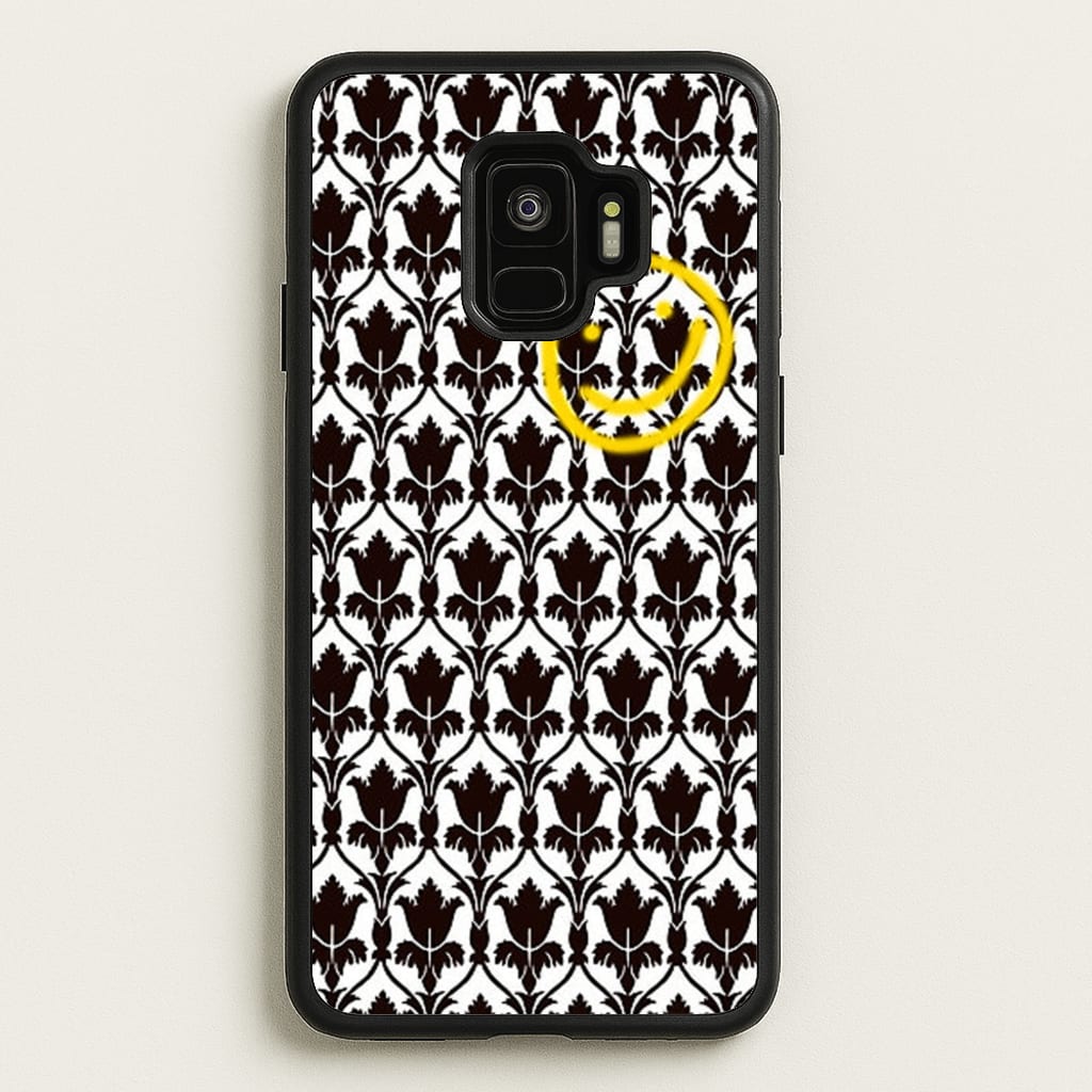 Detective Wallpaper Smile - Sherlock Phone Case for Galaxy S9