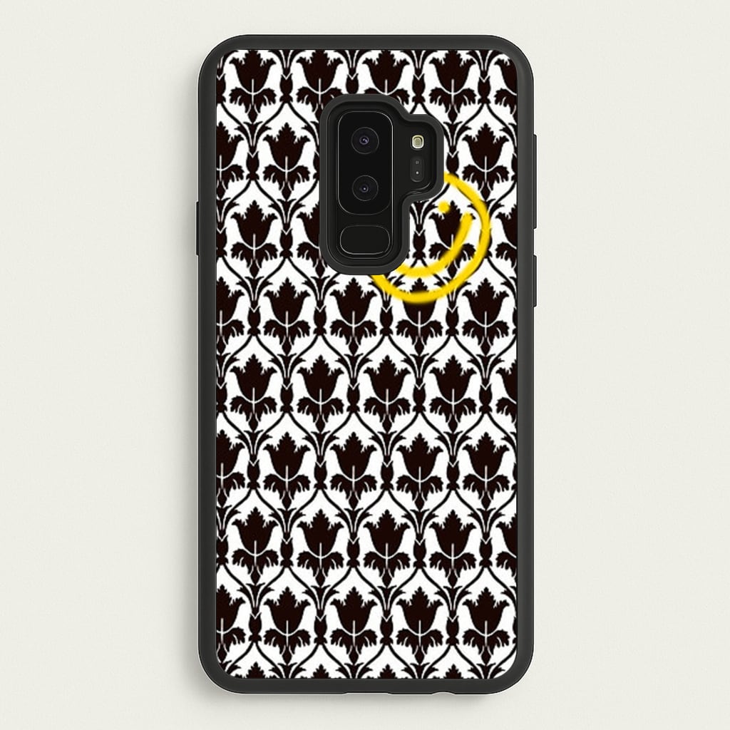 Detective Wallpaper Smile - Sherlock Phone Case for Galaxy S9 Plus